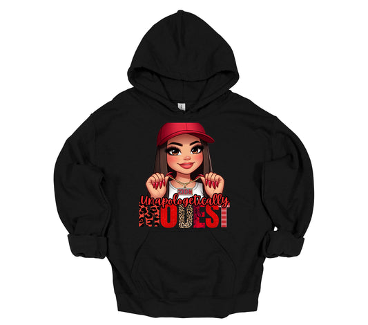 "Unapologetically Modest" Black Hoodie