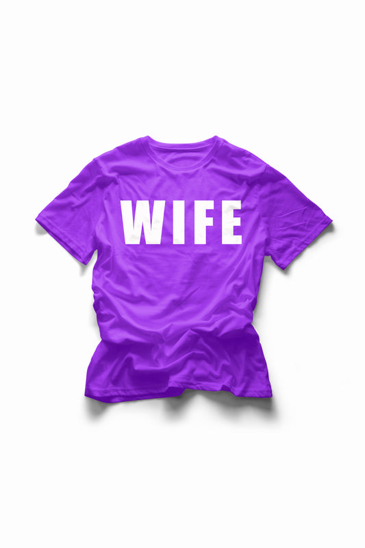 "WIFE" short sleeve Tshirt